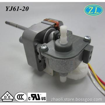 Shaded pole motor Stand fan motor with gearbox UL/VDE/CE/CC